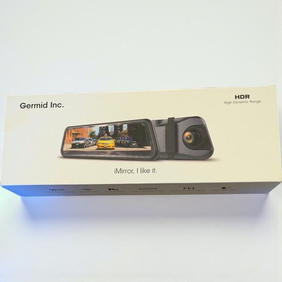 NEW iMirror 2.5K Rear View Mirror Dash Cam Touchscreen Backup Camera Parking - Picture 2 of 3